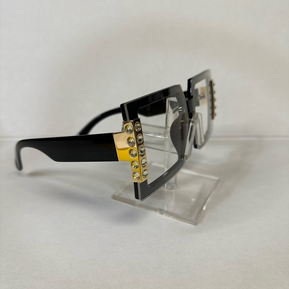 LARGE FASHION FRAMES WITH CLEAR STONES - Picture 8 of 8